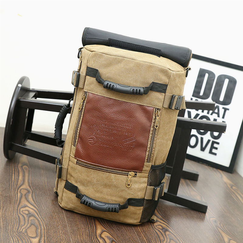 Men's canvas backpack