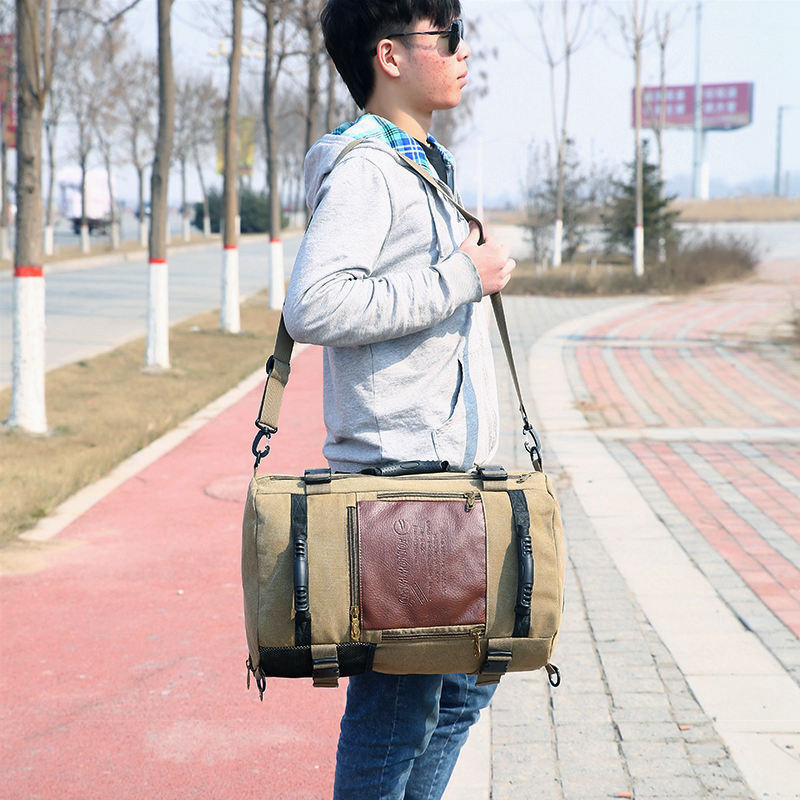 Men's canvas backpack