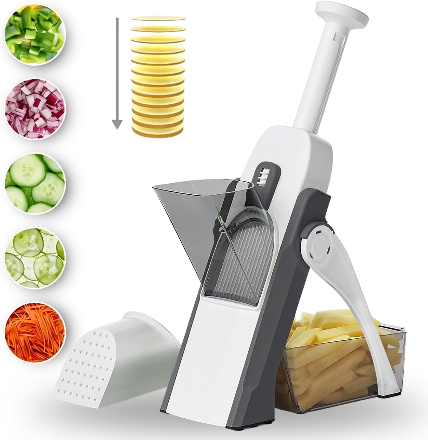 Multi-functional potato/vegetables shredder