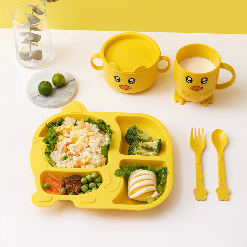 Children's dinner plate, bowl and cup set