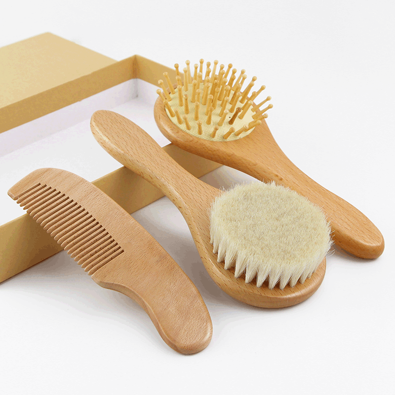 Baby Wool Brush Set