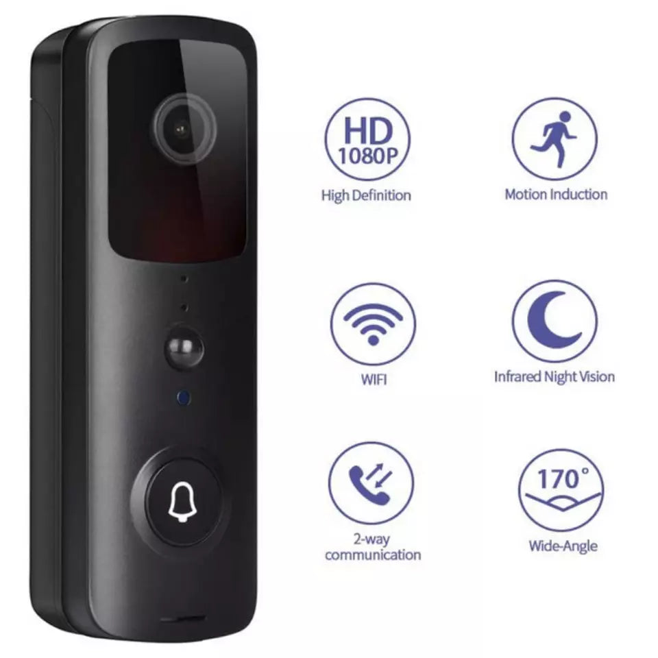 Smart low-power wireless video doorbell